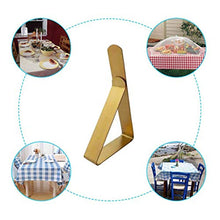 SOONPAM Mollette per tovaglia, mollette da tavolo, per picnic, tovaglia all'aperto, in acciaio inox, per picnic, laurea, feste, matrimoni, confezione da 8