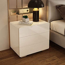 Comodini Bianco Moderno Semplice Governo di immagazzinaggio di Stile Europeo Bagagli (Size : 50×42×56cm)