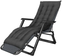 Lettini da sole Reclinabili, Lettino da sole reclinabile Sedia pieghevole nera, Sdraio da balcone per casa, Lettino da ufficio, Sedia da campeggio portatile da spiaggia da giardino, Regolazione a 10 v