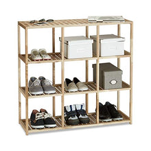 Relaxdays Scaffale per Cucina e Bagno, autoportante, 4 Ripiani, Versatile, Noce, Marrone Chiaro, 31x90x86 cm
