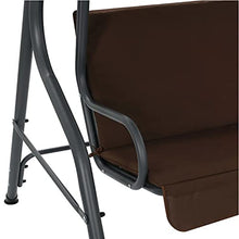 EBTOOLS - Dondolo da giardino, in vero legno, per 3 persone, 170 x 110 x 153 cm