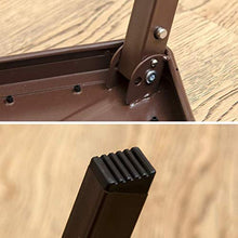 DY Sedie Multiuso Pieghevoli Passaggio in Legno Sgabello Portatile Piccola Panca Semplice Mini Fiore Supporto Pieghevole Piccola Mazza Esterna 2-Step Scaletta con Antiscivolo Mat (Color : Brown)