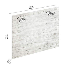 Marchio Amazon - Movian, testiera in stile moderno, modello Kolva, 2,2 x 160 x 110 cm, con stampa "Mr & Mrs"