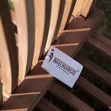 San Marco Sedia a Sdraio Pieghevole in Teak per Esterno