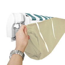CLJ LWY Tenda da Giardino Copertura Antipioggia Custodia per Veranda Tenda da Sole Tettoia Riparo Copertura Invernale Protettiva per Tenda da Sole Manuale da 4 m (Beige)