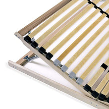 vidaXL Legno Faggio Rete Doghe 7 Zone con 28 Doghe 140x200 cm Telaio Giroletto