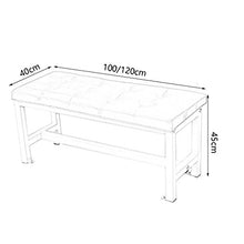 Stores Panca, Panca in Ferro battuto Loft, Sgabello da Palestra retrò, sgabelli da Riposo, Negozio di Abbigliamento, Soggiorno, Cambio di Ingresso, Dimensioni Panca: 100 * 40 * 45cm / 120 * 40 * 45cm