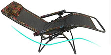Sedia a sdraio da patio reclinabile, pieghevole, per ufficio, giardino, Siesta Longue, sedia pieghevole con tappetino fresco