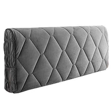 ASDFY Copri-Letto in Tessuto all-Inclusive Copri-Letto in Tinta Unita Parapolvere per Schienale Copri-Comodino Copri-Letto Morbido Addensato （Grigio）