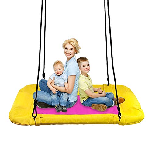 LFLDZ Bambino Albero da Giardino all'aperto Albero, Sedile in Corda per Bambini Corda appesa Swing, per arredo da Esterno Indoor