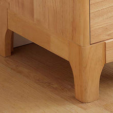 Comodino HAIZHEN Legno massello 100% W-25 cm Mini cassettiera Stretta a 3 cassetti for Piccoli Appartamenti
