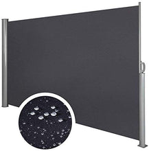 UISEBRT Tenda Laterale Avvolgibile per Balcone, Terrazza, Giardino, 180 x 300cm, Antracite