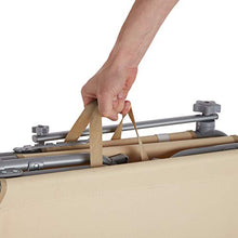 TecTake 800773 Set 2X Sedia a Sdraio con Parasole, Schienale Regolabile in 4 Posizioni, Rivestimento Resistente, Giardino Spiaggia Lettino da Sole - Disponibile in Diversi Colori (Beige | No. 403418)