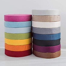 HYLX Cuscino Sedile, Cuscino Sedia, Cuscino Sgabello Rotondo, Cuscino Sedia Floreale Antiscivolo in Cotone Spesso, per Giardino, terrazza Esterna