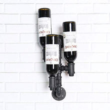 LHQ-HQ Vino Wine Rack Holder Home Decor Bagagli Wine Rack Ferro battuto a Parete invertito Wine Rack Sicuro e Stabile Antiscivolo Holder Vino