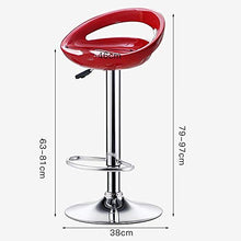 QinWenYan Sgabelli da Bar I Moderni Girevole Regolabile Sgabello da Bar Banchi Bar Alta Tavolo da Cucina Idraulico E Sedie Sedia da Bar (Color : Orange, Size : 80X40X40CM)