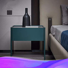 Luqifei Comodini Soggiorno Camera Home Accessori for Ufficio 2 -Drawers Malachite Verde mobili Ash Tavolino Comodino Divano Laterale Ripiani espositivi Fatto per durare per Camera da Letto