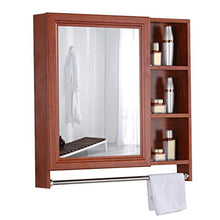 Wubing Specchio armadietto Bagno Specchio armadietto 60-90cm Spazio Armadio Specchio in Alluminio a Muro Bagno Specchio Bagno con mensola WC a Muro (Color : C, Size : 60 * 13 * 70CM)