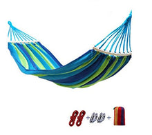 YOUZHI Amaca Amaca a Rete in Tela Amaca Doppia Amaca 300 x 150 cm, Amaca per Giardini escursionistici da Campeggio all'aperto, Portatile e Traspirante, portante Fino a 300 kg,Blu,S