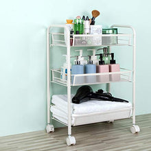 LYM &ripiano di stoccaggio Ripiano da Cucina, Scaffale for la conservazione della casa Scaffalatura for 3 Ripiani con Carrello for l'organizzatore for Il Bagno Scaffale di Finitura
