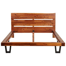 SKM Giroletto con Bordi Vivi in Legno Massello di Acacia 120 cm