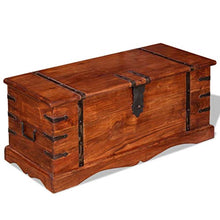 XINGLIEU Baule portaoggetti Marrone, Baule portaoggetti in Legno, Tavolo supplementare, 90 x 40 x 40 cm