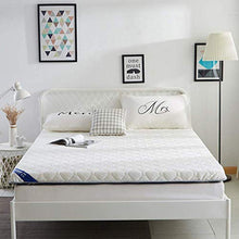 Floor Mattress Futon Mattress,Breathable Fold Futon,Thick Mattress,Double Japanese Sleeping Pad,Soft Futon Floor Mattress,Foldable Roll Up Floor Mattress,Thickness 6cm,Whiteash,180x200cm