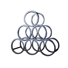 LHQ-HQ Wei Ai Wo Wine Rack Metallo Retro Wine Rack Home Living Glass Rack Vino Rack Creativa Porch Nero