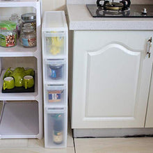 TXXM, cassettiera con cuciture e cassetti, per riporre cassetti, armadietti da bagno, cucina, colore: bianco, dimensioni: 3 strati.