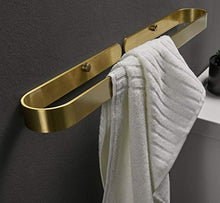 WXXT Portasciugamani da Bagno a Parete,Porta Asciugamani Bagno,portasciugamani da Bagno unipolare,mensola da Bagno,Porta Asciugamani ad Asta,Porta Asciugamani Bagno Adesivo（30cm,40cm,50cm,60cm） d'oro