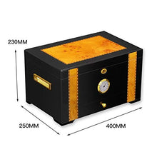 Scatola Porta Sigari Cedar wood wood sigaro humidor lusso portatile caso portatile viaggio grande capacità humidor domestico tabacco accessori humidificatore igrometro Scatola porta Sigari per Casa