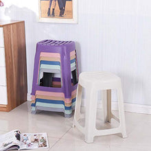 Plastic Sgabello Domestica Addensare Sedia per Adulti Moda Creativa Piazza Sgabello Tavolo da Pranzo Alto Sgabello di Plastica Sgabello Panca Semplice,D