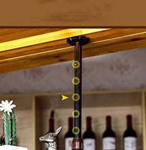 DJSMjbj - Portabicchieri creativo, da appendere al bancone, portabicchieri, decorazione per bicchieri da vino, da soffitto, facile da installare, L60*W35cm
