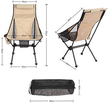 Tavolo da picnic all'aperto Sedia da campeggio pieghevole Giunti in alluminio Portatile Sedia da spiaggia compatta Arredo da esterno con portabicchieri da 120kg Portabicchieri per Beach Picnic Backpac