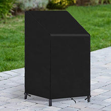 SanGlory Copertura per Sedia Esterno Giardino, Telo Impermeabile Copri Sedie Copertura per Sedie Impilabili Telo Coprisedie da Giardino Resistente Oxford (65x75x85/120cm)