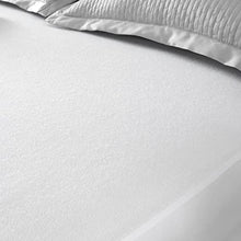 100% cotone terry telo impermeabile lenzuolo coprimaterasso topper cover traspirante super assorbente antimacchia anti-allergico & non-noisy, King (152x203cm)