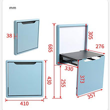 Pieghevole Sgabello Sgabello Sedia Ingresso Porta invisibile a muro montato a parete Poggiapiedi Poggiapiedi Ingresso Parete Sedia da parete Bagno Scarpa Scarpa Sgabello Selezione multicolor Materiale