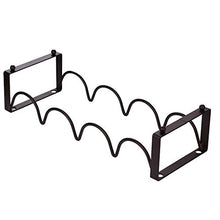 Dianoo Cremagliera Del Vino Impilabile Scaffali Per Vino Vintage Per Bottiglie Controsoffitto, Bar, Cantina, Cantina, Armadietto, Dispensa, Metallo 45.5CM