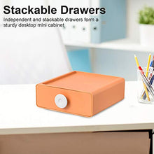 Aosong - Scatola portaoggetti da scrivania innovativa, in plastica, per ufficio, trucco, gioielli, cosmetici, occhiali, strumenti, penne, 21 x 20 x 8 cm