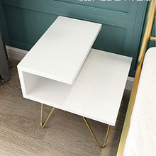 Comodini Comodino in Legno Tavolo Nordic Creativo in Ferro battuto Ins Vento Governo di immagazzinaggio Camera Semplice Divano Moderno Tavolino Comodini Camera