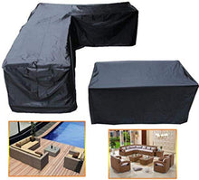 N / A 18 Altezza mobili da Giardino Cortile-Giardino Tavolo da Giardino Impermeabile della Copertura Protettiva di Caso Set per Le coperture mobili da Giardino Pioggia, 160x160x80cm