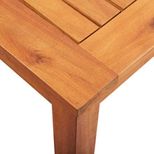 vidaXL - Tavolo da giardino, 150 x 90 x 74 cm, in legno di acacia massiccio