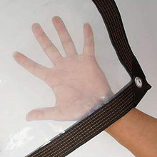 GZHENH Telo Impermeabile Esterno Usato per Giardino Campeggio Protezione Solare A Prova di Vento Spessore 0,16 Mm Panno Ombra, Personalizzabile (Color : Chiaro, Size : 6x10m)