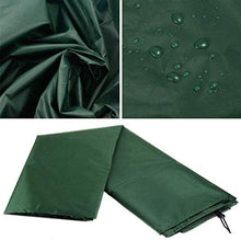 YULIAN 140x140xx90cm Cover per mobili da Giardino, ad Alte Prestazioni Impermeabile Terrazza Rettangolare Mobili da Cucina Arredo Anti-Roccia per Tavolo e sedie all'aperto Set, Verde