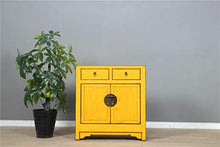 Yajutang - Comò con 2 Ante e 2 cassetti, Colore: Giallo