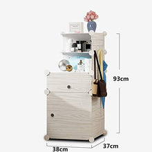 RKRZLB Comodini Bianchi,Nordic Creative Small Cabinet, Armadietto Multi-Funzione for Armadio Camera da Letto, Applicabile A Camera da Letto, Corridoio, Soggiorno (38x37x93cm) Cassettiere Cameretta