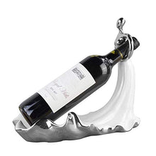 Semplicità Elegante Cremagliera Del Vino Ornamenti in Ceramica Artigianato Europeo per la Casa Placcatura in Argento Bianco Staffa per Postumi Di Una Sbornia Personalità Creativo Decorazioni per Port