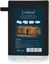ZJBJ Patio Premium Copertura per Sedia sospesa in Vimini, Altalena a Forma di Uovo, 42"Dia X 79" H, Impermeabile all'aperto