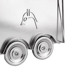 Brubaker Portabottiglie per Vino - Rimorchio per Cavalli - Decorazione in Metallo - Portabottiglie con Biglietto d'Auguri - Regalo del Vino