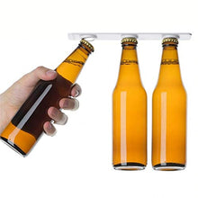 Modulabile Salva spazio Multifunzione 3pcs portabottiglie da birra Loft da birra Portabottiglie magnetico Portabiti per frigorifero Organizzare strisce porta magneti